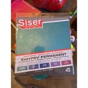 Siser Easy PSV Permanent Self-Adhesive‎ Glitter Craft Vinyl 12" Yard Rolls E2